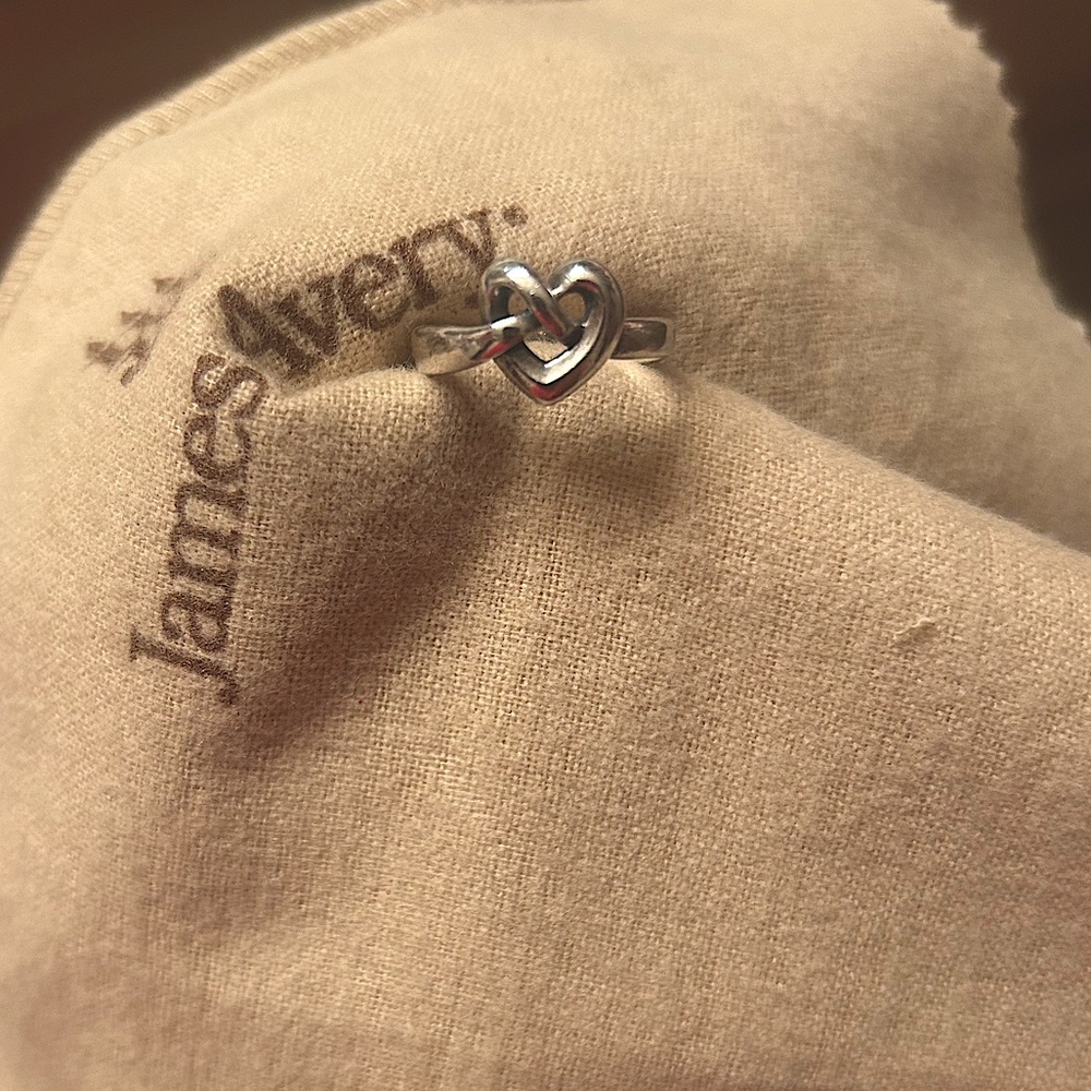 James Avery Heart Knot ring